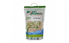 Just Organik Chickpea Kabuli   Pack  1 kilogram